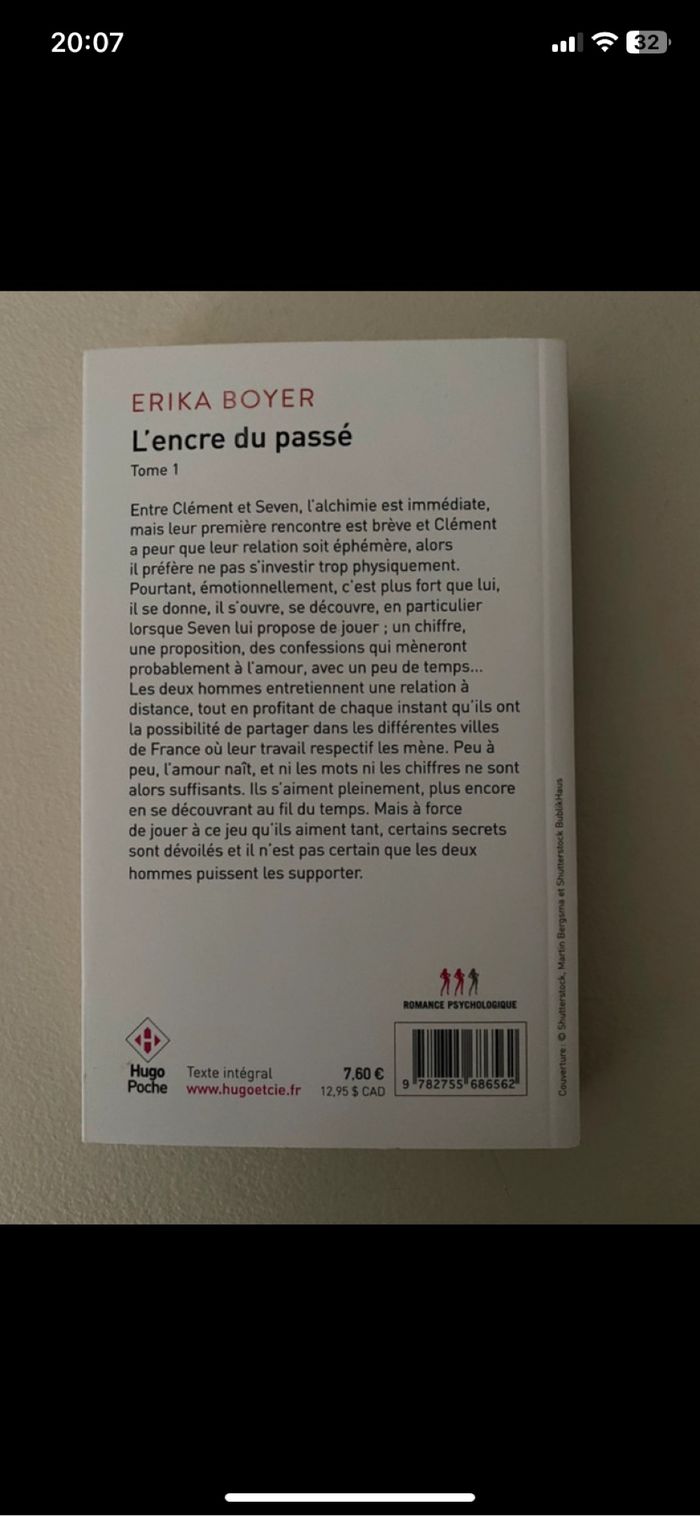 Livre l’encre du passé - photo numéro 3