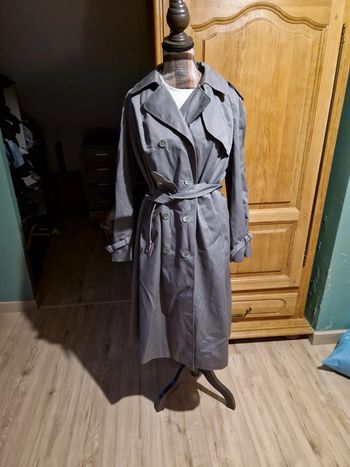 Trench coat vintage gris taille 44