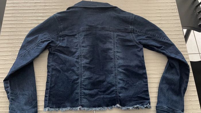 Veste en jean + patch ikks - photo numéro 5
