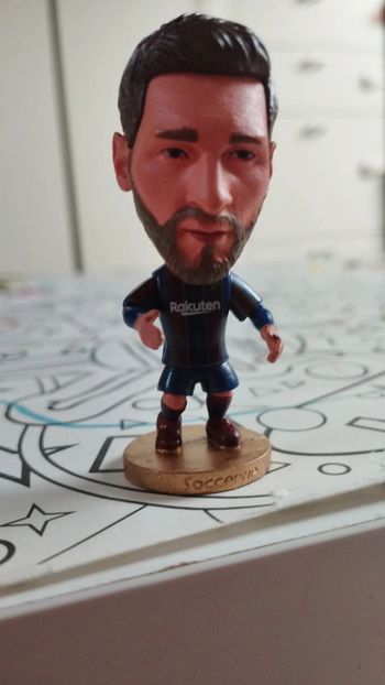 Petite figurine foot neuve Lionel Messi FC Barcelone