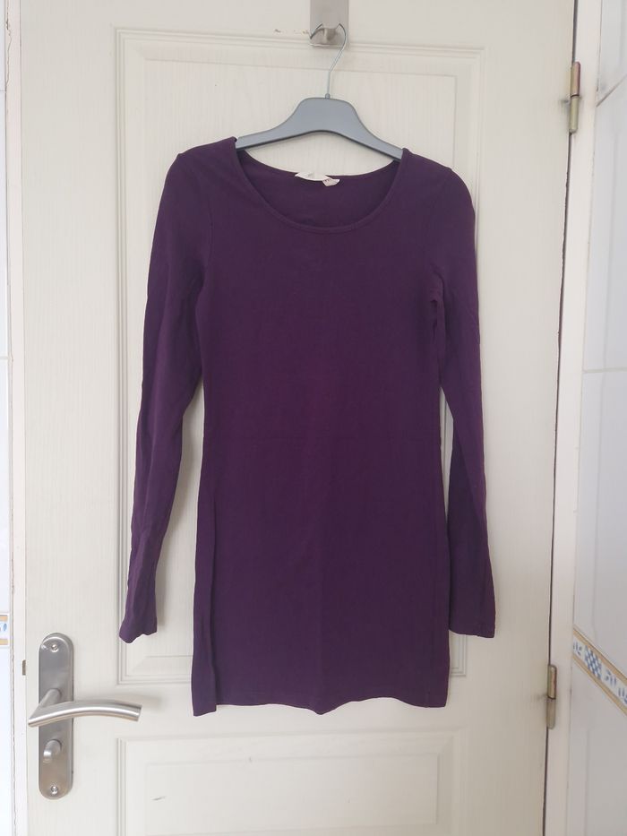 Tunique manches longues violet fille H&M 12 ans - photo numéro 1