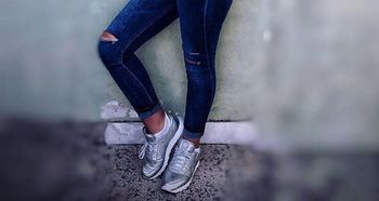 Chaussures Rebook argenté