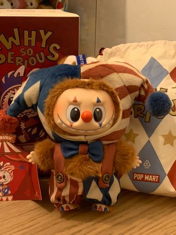 🤡 Pop Mart Labubu – Why So Serious Series : Juggling Clown (avec boîte + carte)