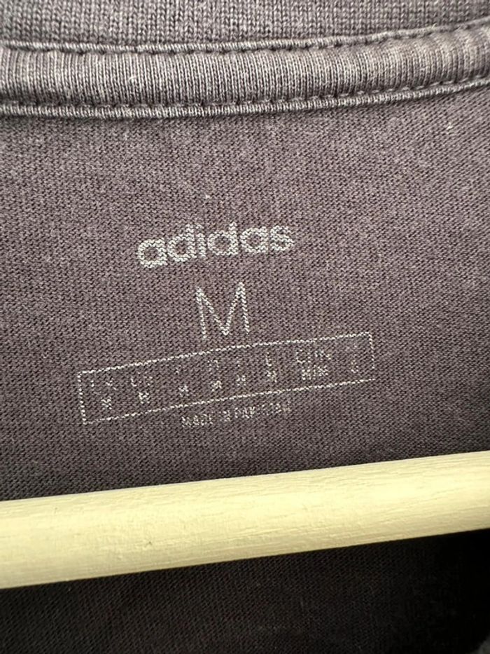 T-shirt Adidas manches longues bleu marine - original taille M - photo numéro 3