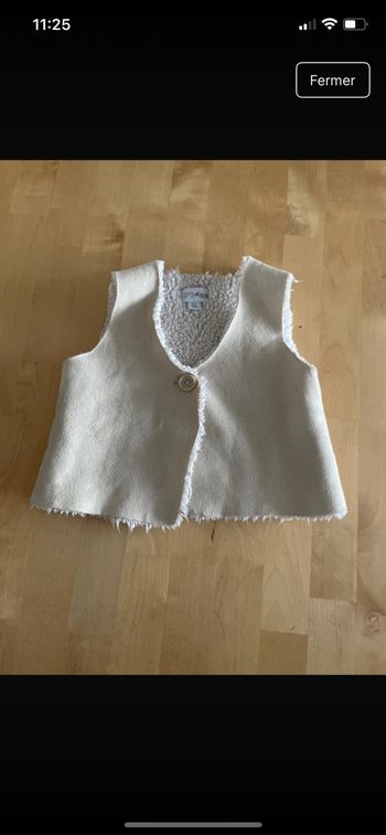 Gilet fourrure