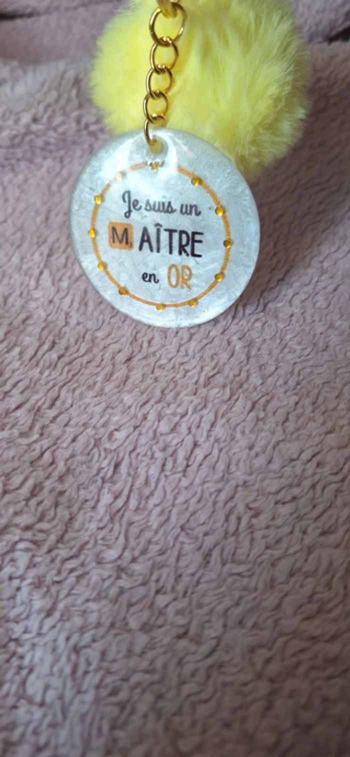 Porte-clé “Maître en or” - photo numéro 2