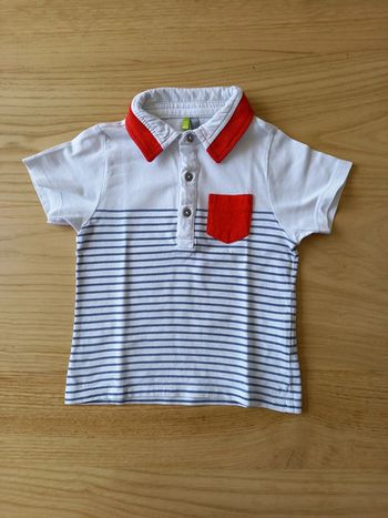 Polo manches courtes, 18 mois