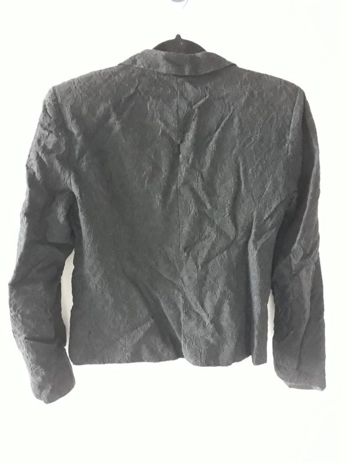 Veste tailleur dentelle fleurie - photo numéro 4