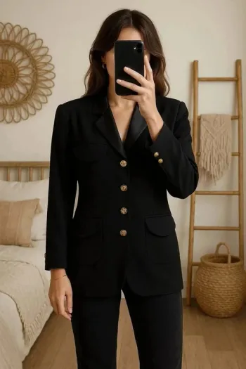 Veste blazer vintage Louis Féraud – Taille S