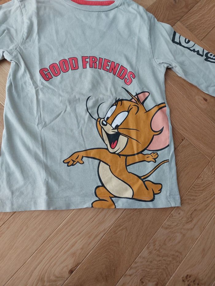 Tee-shirt manches longues Tom & Jerry - photo numéro 2