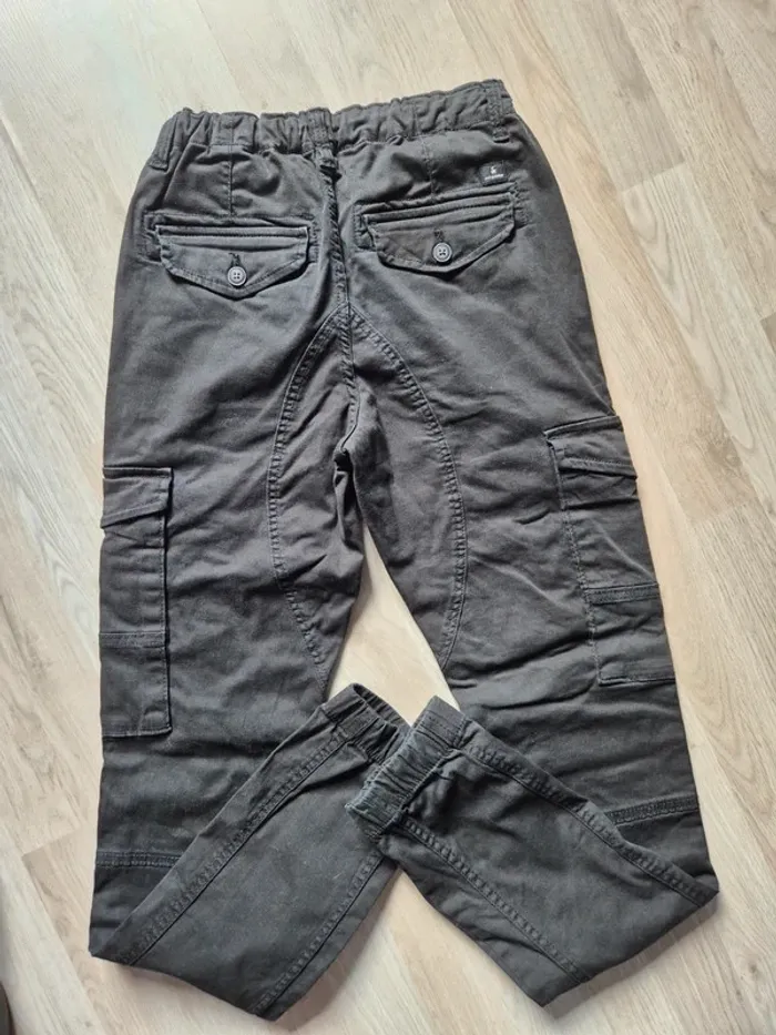 Pantalon cargo slim 170cm noir - photo numéro 5