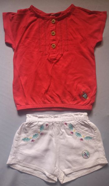 Ensemble pour l'été /Set Haut/Short