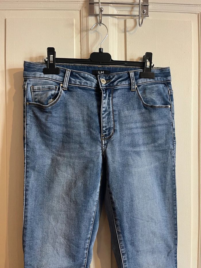 Jeans la halle taille 42 fermeture eclair chevilles - photo numéro 4