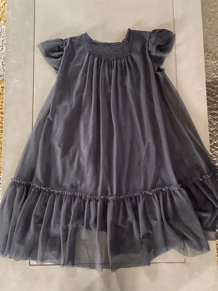 Robe Zara en tulle gris anthracite taille 13/14 ans ou XS - photo numéro 10