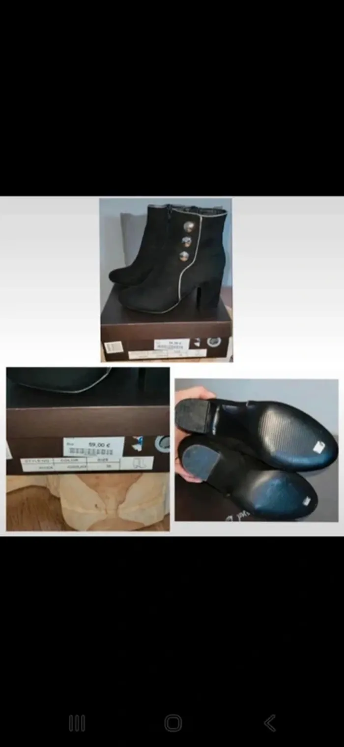 Bottines neuve Prix à d'achat 59€ 36