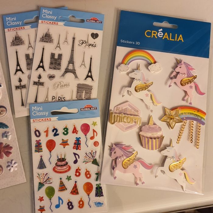 Lot planches de stickers - photo numéro 5