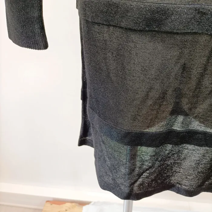 Robe maille transparente noire Gérard Darel - taille 2(M) - A658 - photo numéro 3