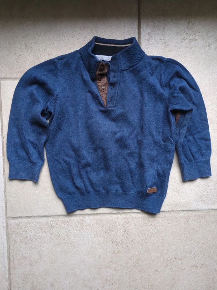 Pull bleu garçon 2 ans