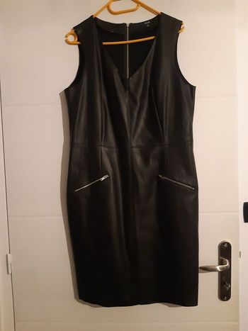 Robe noir simili  kiabi