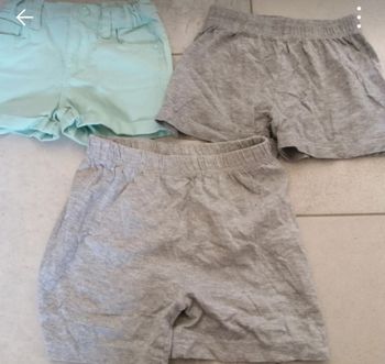 Lot shorts 4 ans