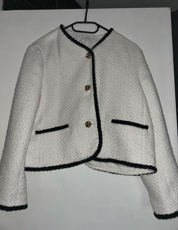 Cardigan, blanc et noir