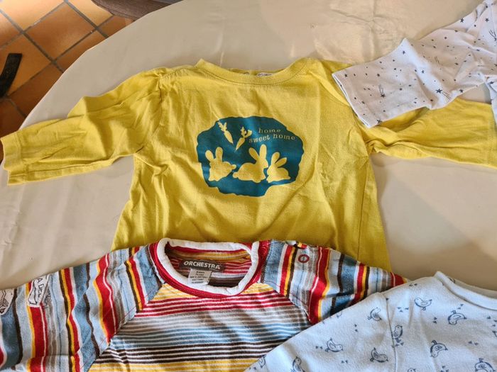 Lot 10 t shirts manches longues 9M Disney mickey Kitchoun Orchestra TAO - photo numéro 3
