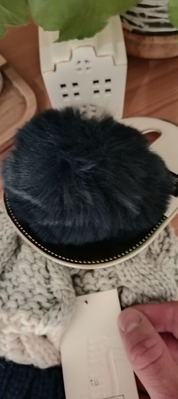 Bonnet tricolore pompon Kaporal