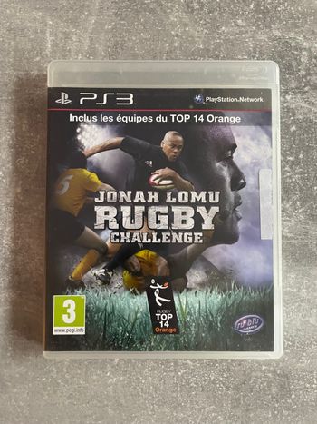 Jeu pour sony PS3, Jonah Lomu rugby challenge en français.