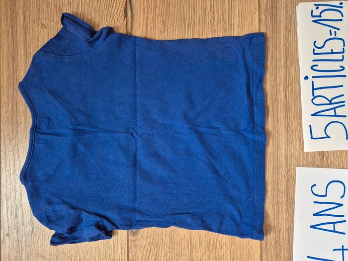 Tee-shirt manche courte été bleu electrique avec oiseau catimini - photo numéro 6