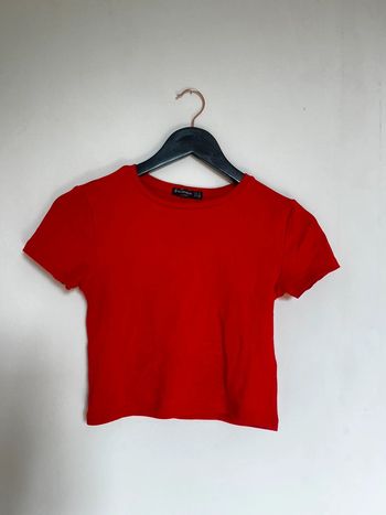 T-shirt court rouge
