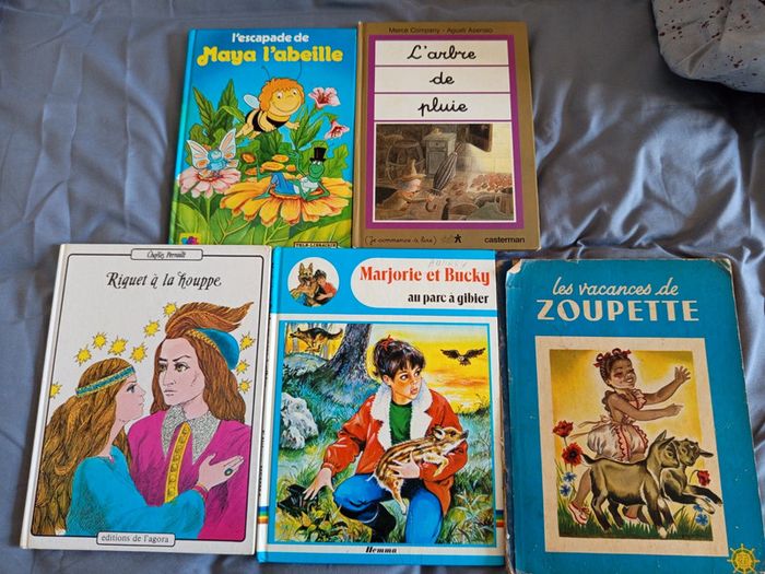 Lot de 5 livres vintage