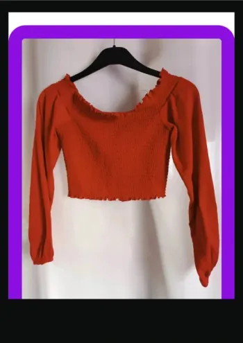 Tee shirt court manche longue taille S