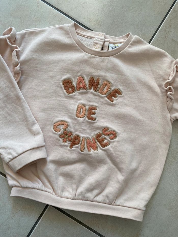Pull sweat fille rose pastel Tape à l’œil 23 mois - photo numéro 8