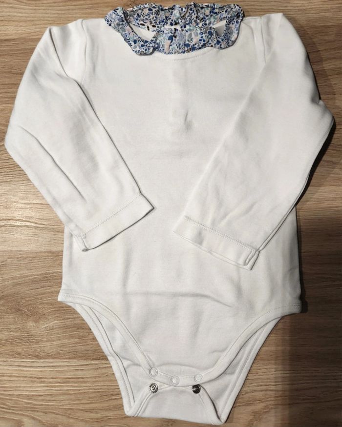 Body col claudine, manches longues