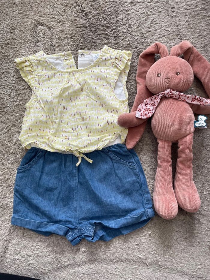 Combi short 6 mois