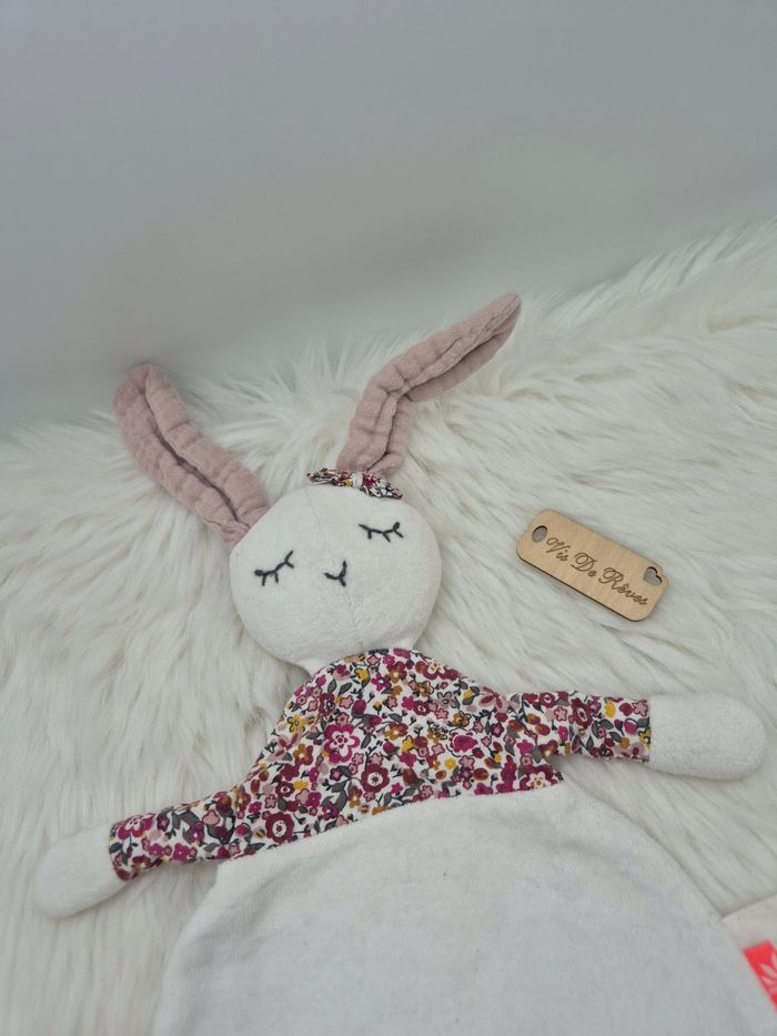Doudou plat Madame Lapin Kikadu - photo numéro 2