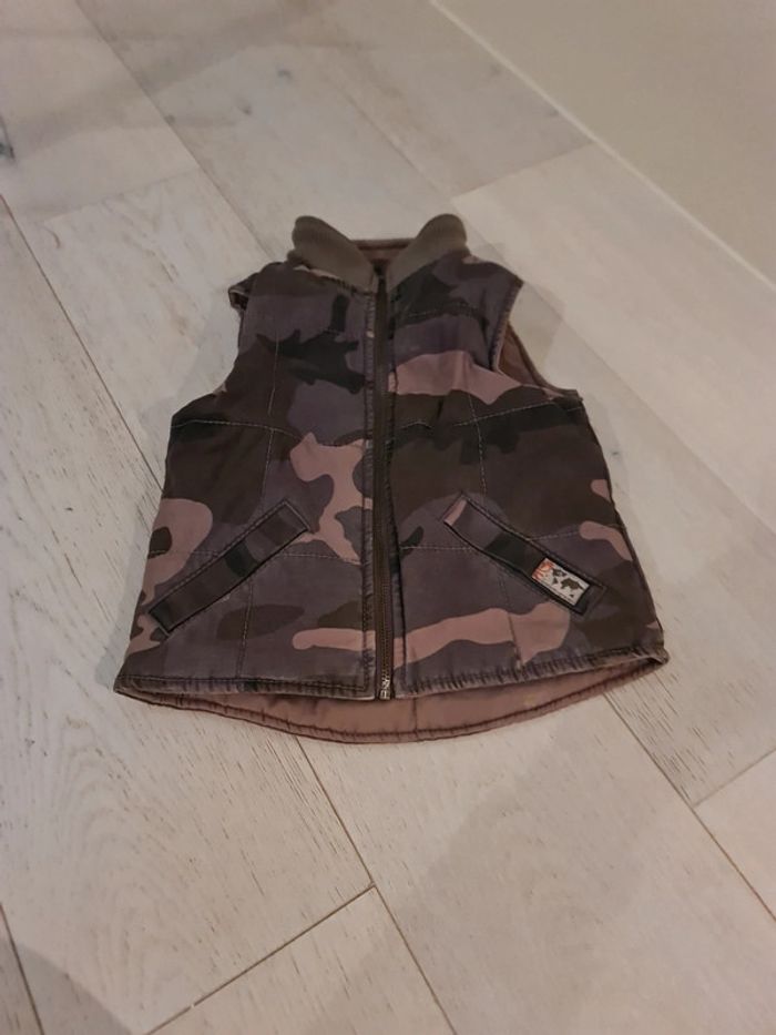 Blouson sans manches réversible taille 4 ans - photo numéro 3