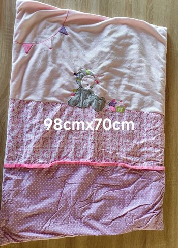 Couverture Nattou fille bébé