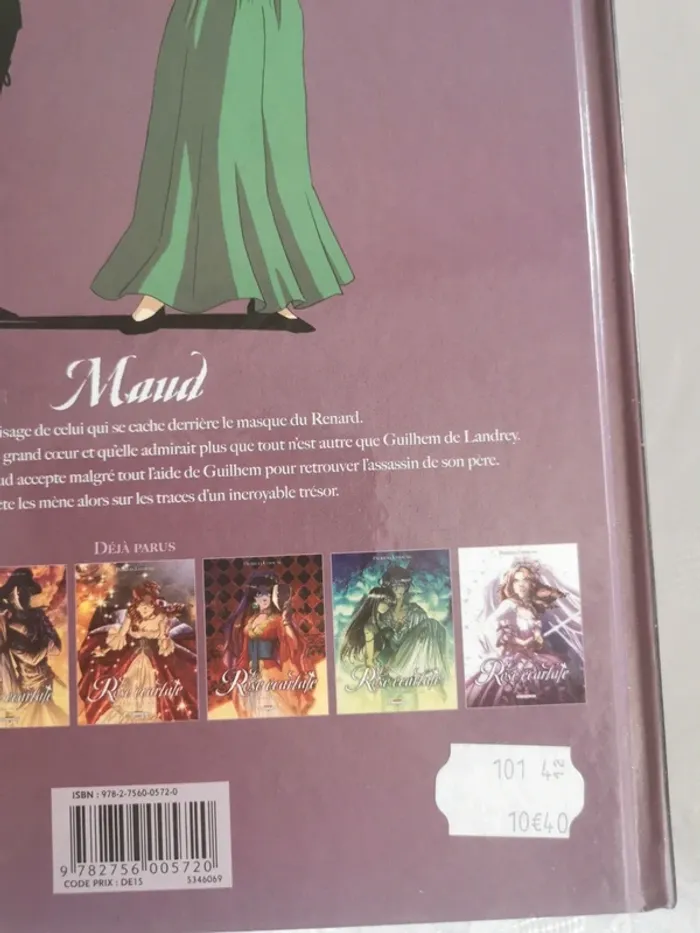 3 tomes de la bande dessinée La Rose écarlate de Patricia Lyfoung - photo numéro 5