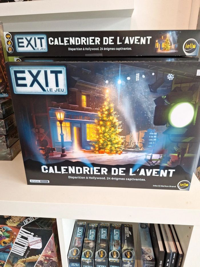 Exit : Calendrier 2025 - Disparition à Hollywood - Neuf - Prix non négociable en français