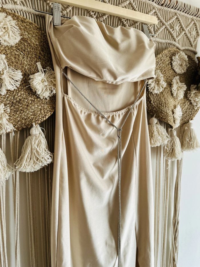 Robe bustier satinée taille unique - photo numéro 2