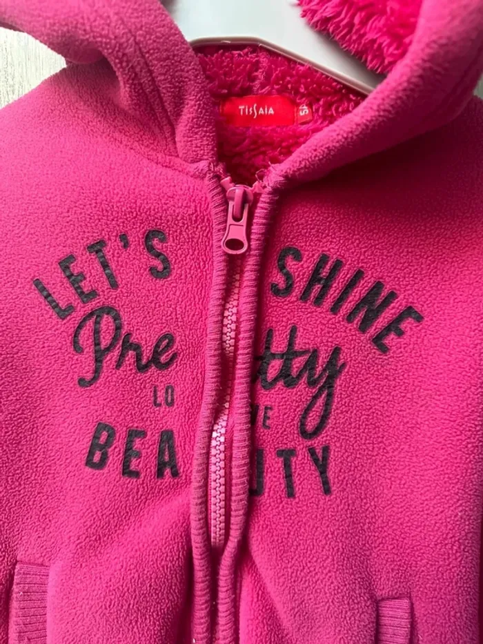 Sweat épais tissaia 5 ans rose - photo numéro 3