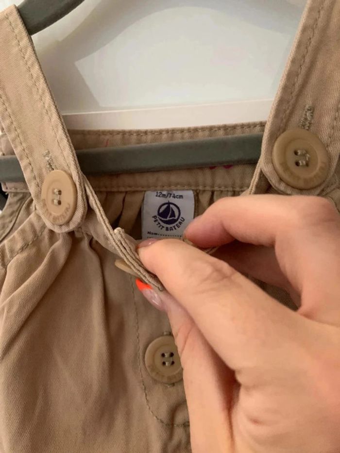 Robe - Petit Bateau 👧🏼 12 mois (74 cm) - photo numéro 4