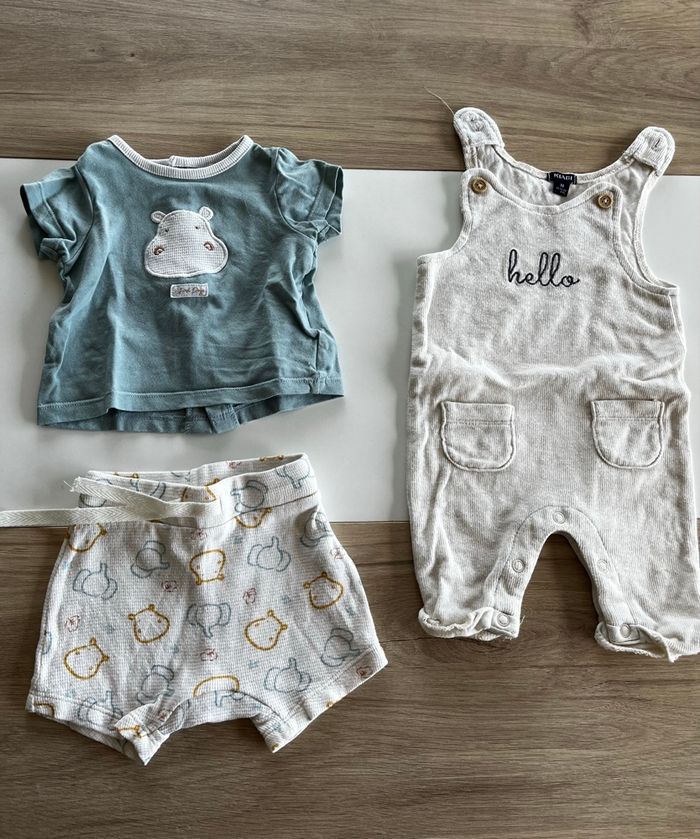 Ensembles été bébé garçon 1 mois