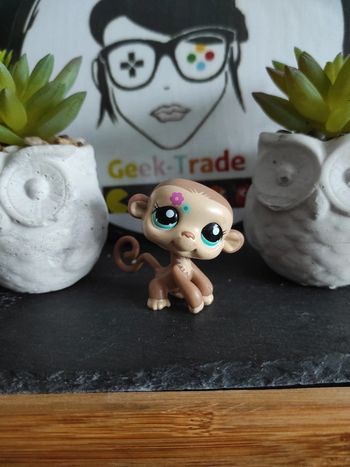 Littlest Petshop LPS Pet Shop Singe Monkey 2223 Authentic #geektradelpssinge