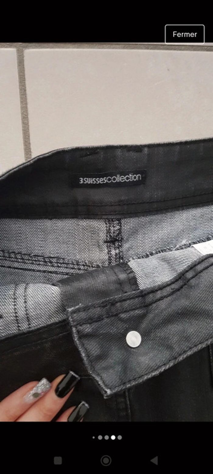 🍁JUPE jean huilé - photo numéro 5