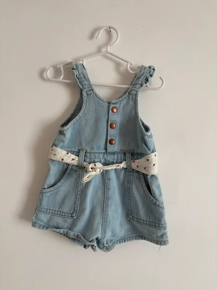 Salopette short