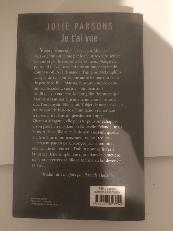 Je t’ai vue - Julie Parsons - photo numéro 2
