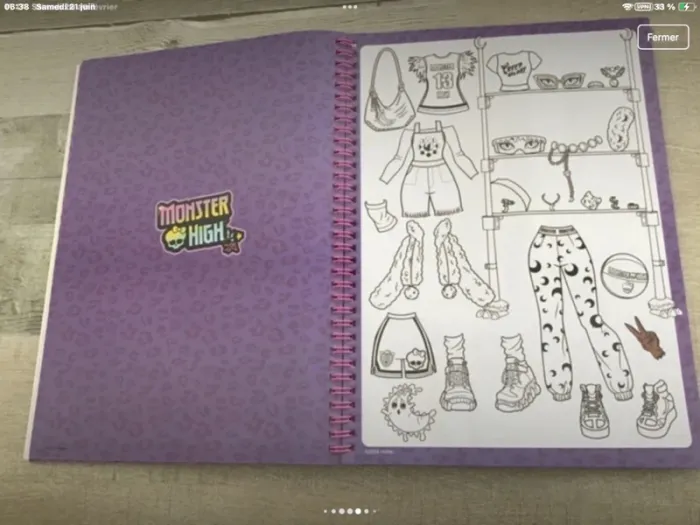 Neuf Livre création design monster high - photo numéro 8