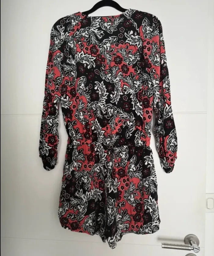 Combi short noir fleurs 🌸 H&M taille M ou 38 - photo numéro 9